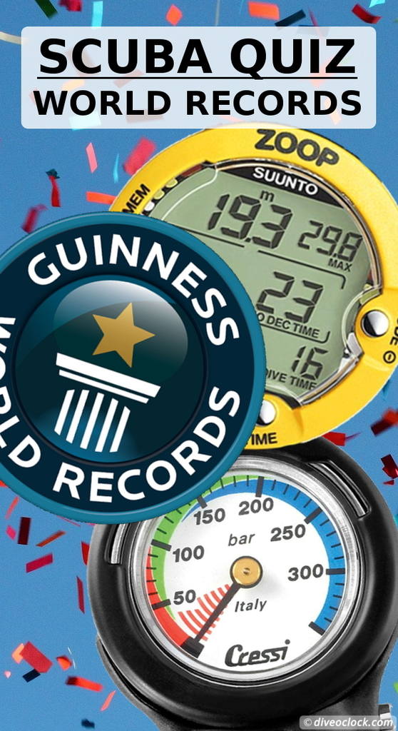 SCUBA QUIZ: What are The SCUBA World Records?