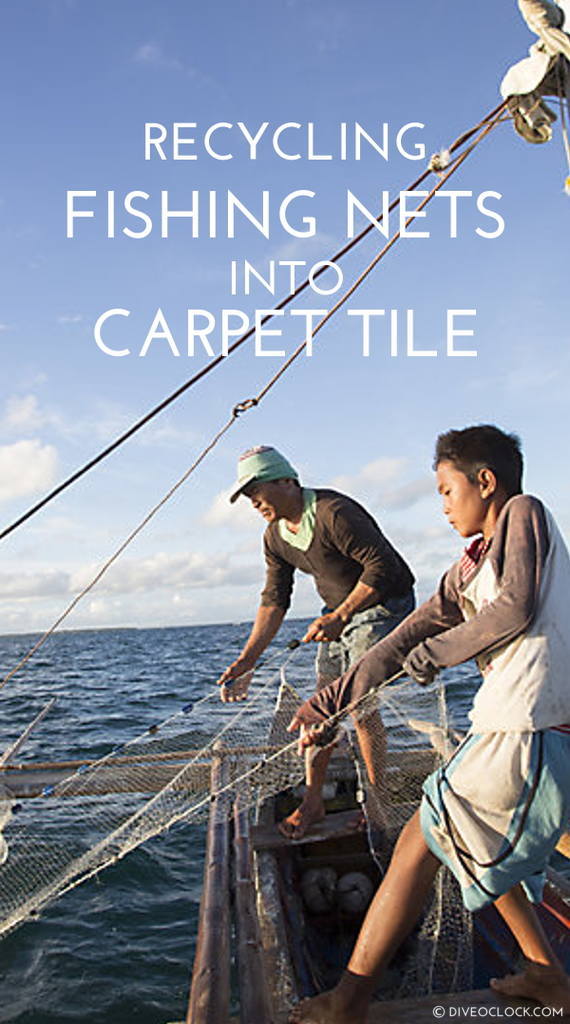 Recycling Old Fishing Nets Into Beautiful Carpet Tile