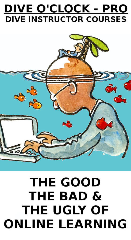 Online Learning for your Dive Instructor Course: The Good, the Bad and the Ugly
