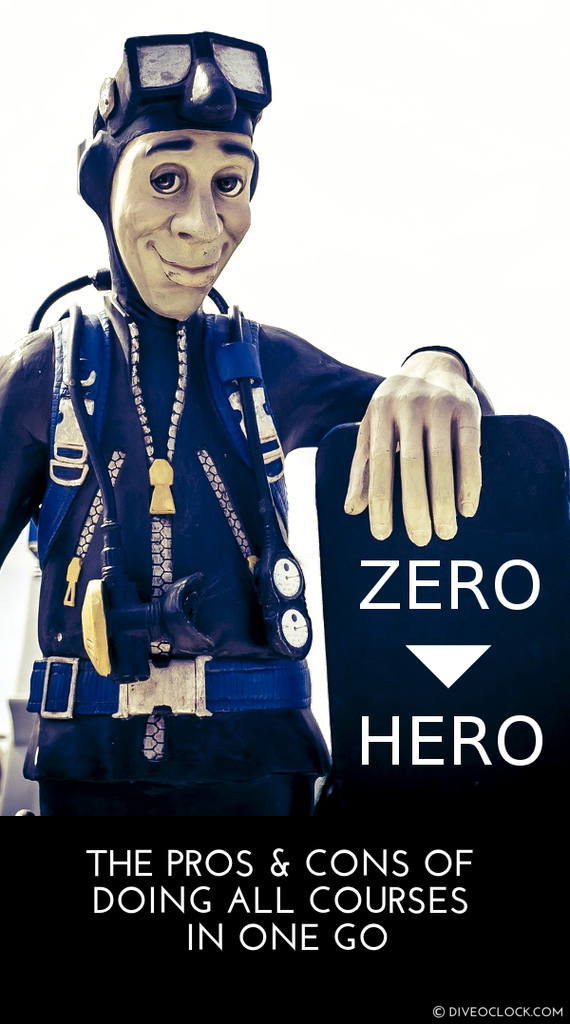 Zero-to-Hero in SCUBA diving - Pros & Cons