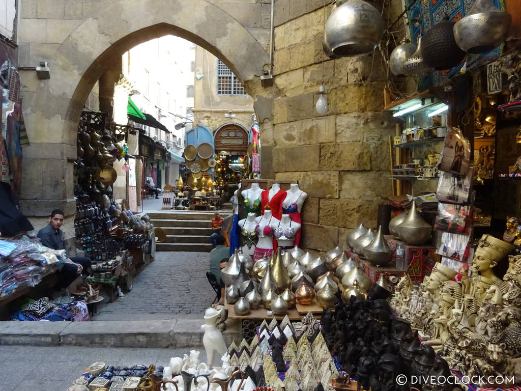 diveoclock scuba diving Khan el-Khalili bazar cairo souk