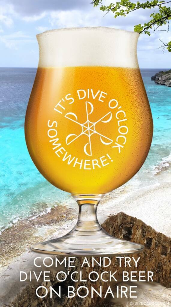 Dive O'Clock Beer on Bonaire!