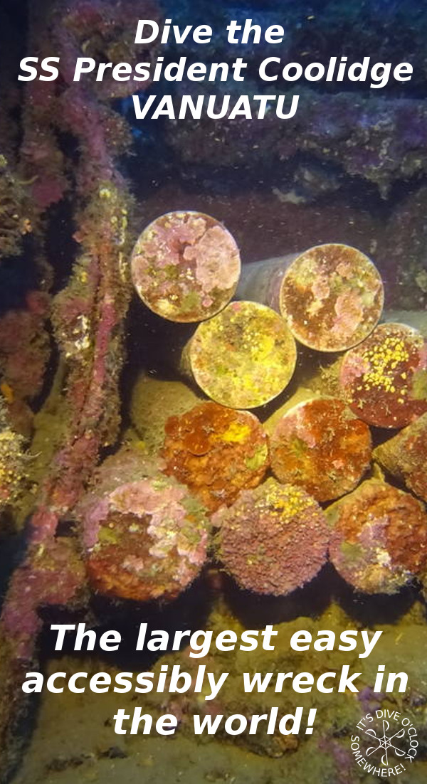 SS President Coolidge, The Largest Easy Accessibly Wreck in the World (Vanuatu)