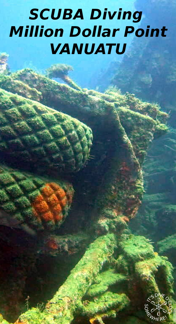 Million Dollar Point, diving in a huge US Army dump yard in Vanuatu!